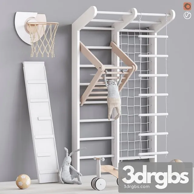 Toys and Furniture Set 74 3D Model Free