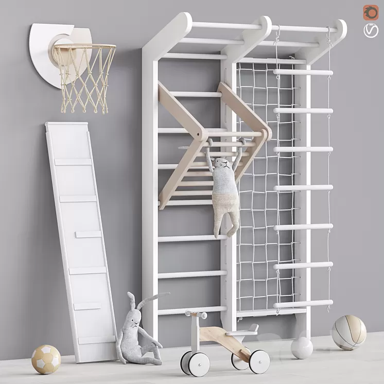 Toys and furniture set 74 3D Model