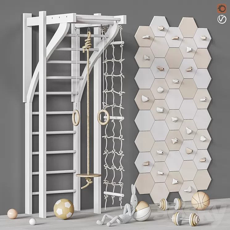 Toys and furniture set 75 3D Model