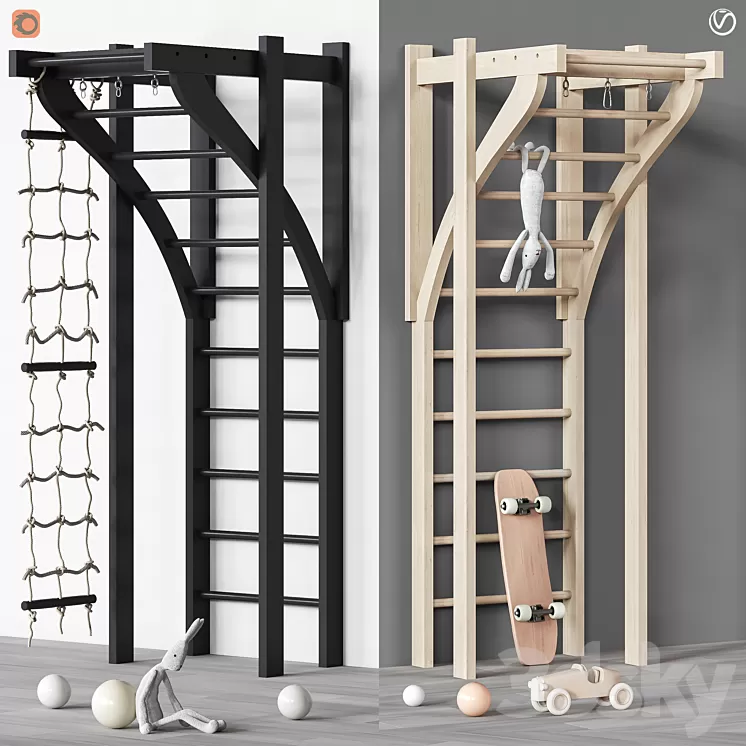 Toys and furniture set 76 (two colors) 3D Model