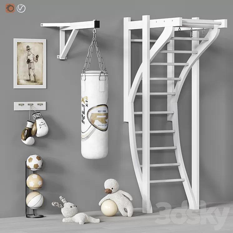 Toys and furniture set 78 3D Model