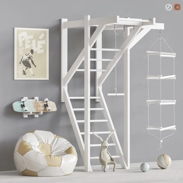 Toys and furniture set 79 3D Model