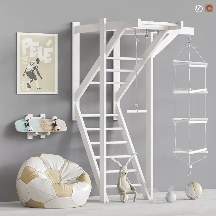 Toys and furniture set 79 3D Model