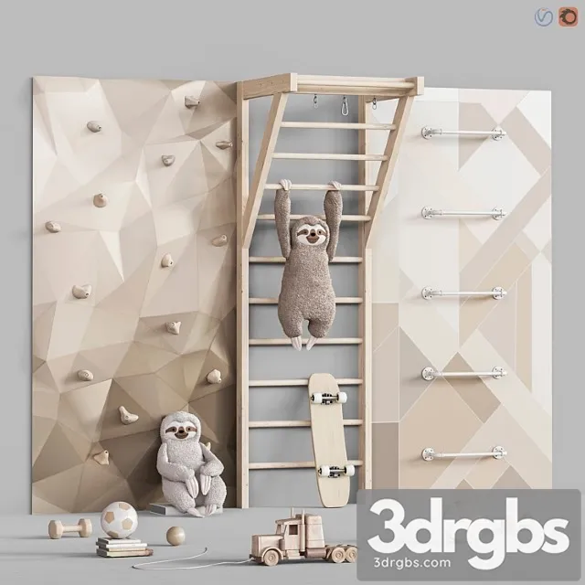 Toys and Furniture Set 90 3D Model Free