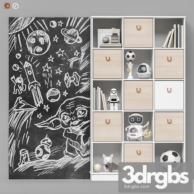 Toys and Furniture Set 93 3D Model Free