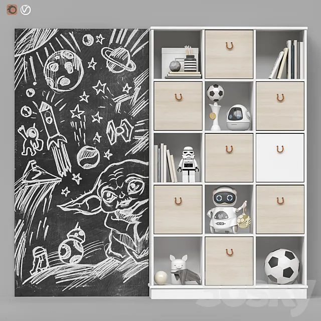 Toys and furniture set 93 Free Download