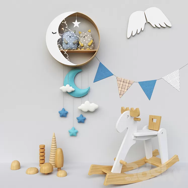 Toys decor for children 3D Model
