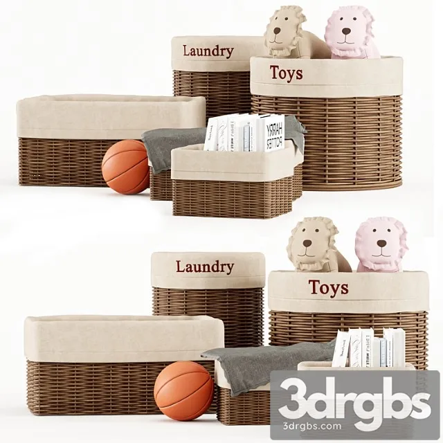 Toys set 01 3D Model Free