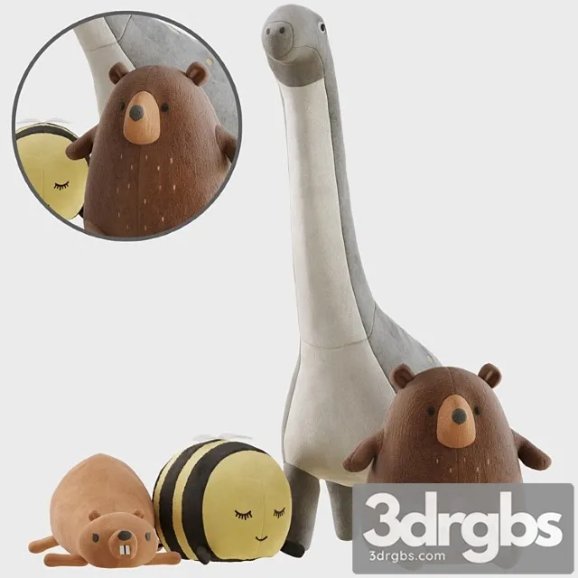 Toys Set 3D Model Free