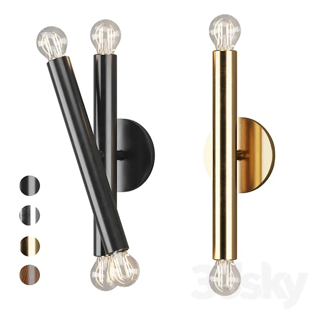 Trace Sconce West Elm 3D Model