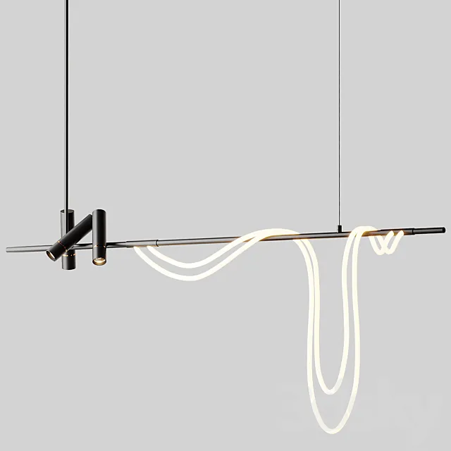 Tracer Chandelier from Dekorfine 3D Model