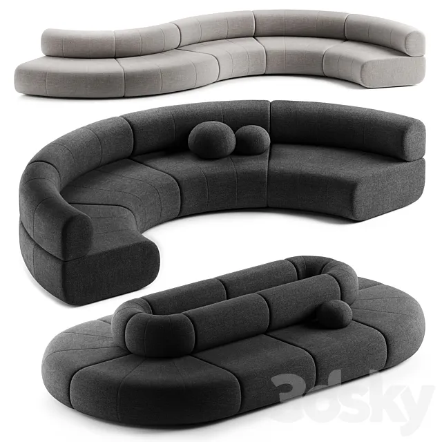 Track Artifort sofa 3D Model
