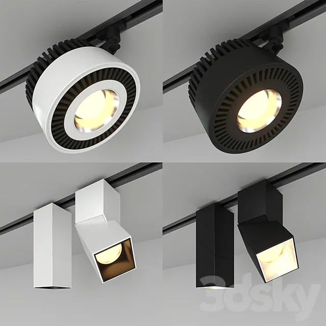 Track luminaires CENTRSVET 3D Model