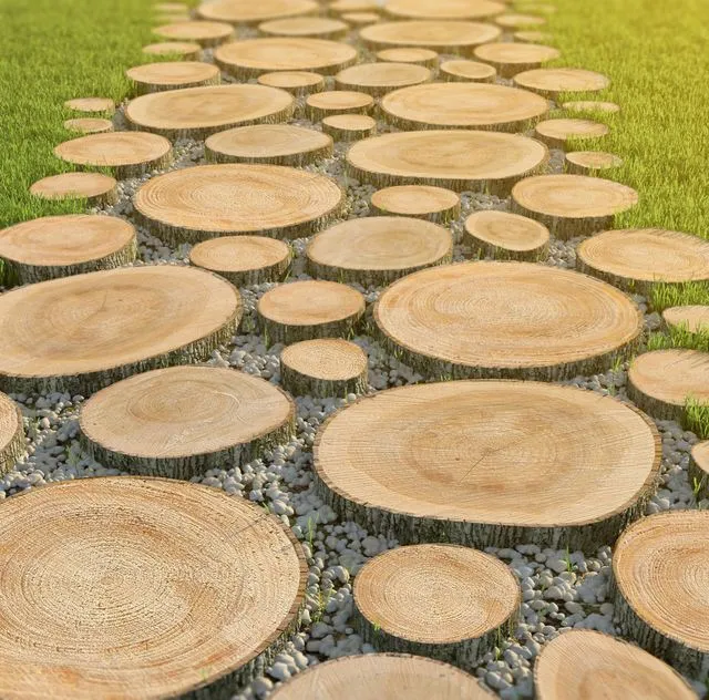 Track of the carcass with pebbles 3D Model