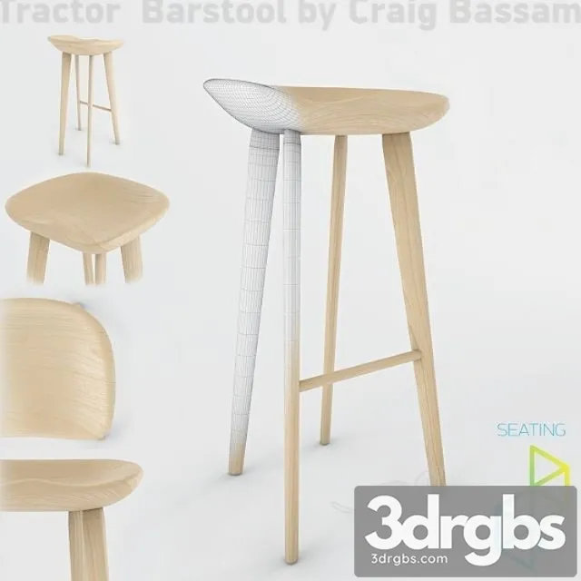Tractor Barstool 3D Model Free