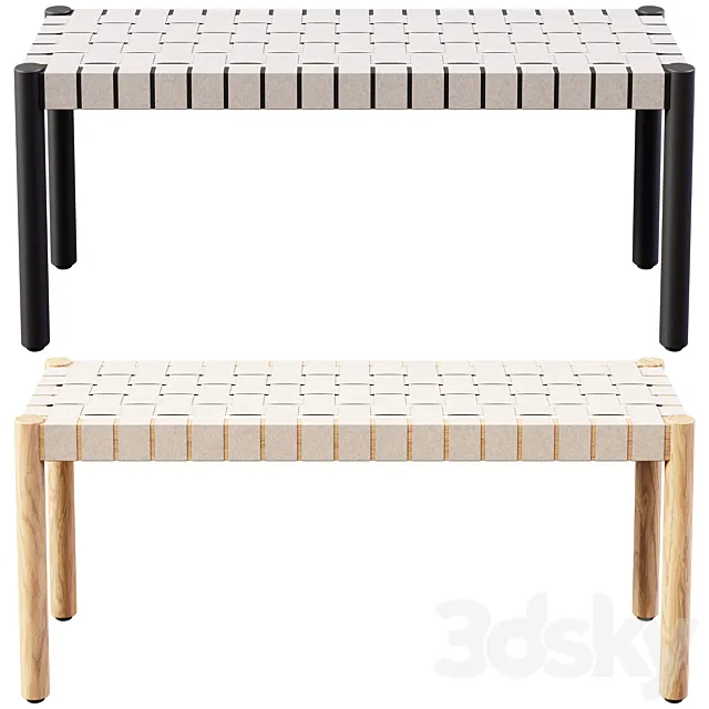 &Tradition - Betty bench TK4 3D Model