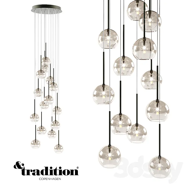 &Tradition Ice Chandelier 3DModel