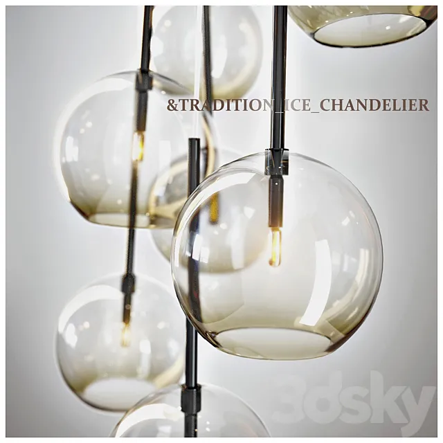 & TRADITION ICE CHANDELIER 3DModel