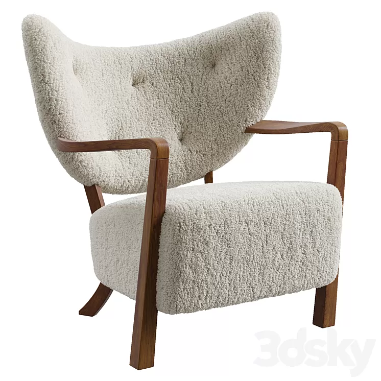 &Tradition Wulff Armchair 3D Model Free