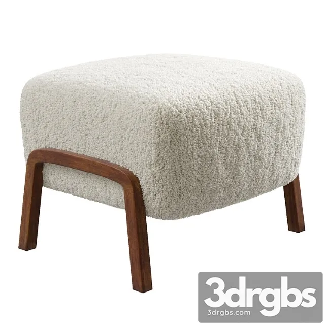 Tradition Wulff Pouf 3D Model Free