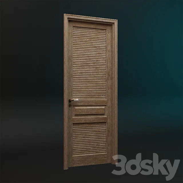 Traditional style door 3D Model