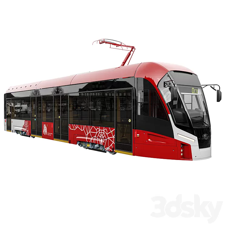 “Tram “”Lion”” 71-911″ 3D Model