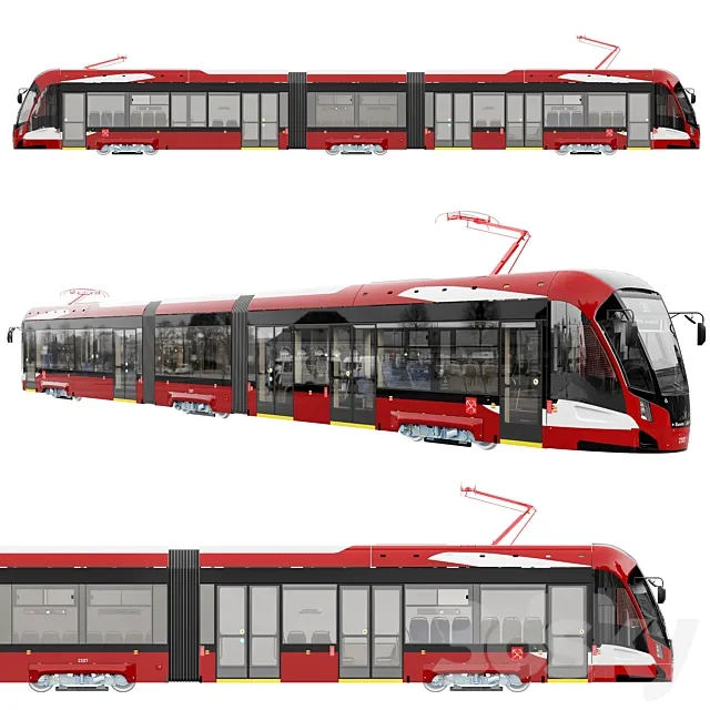 Tram "Nevsky" 71-932 3D Model