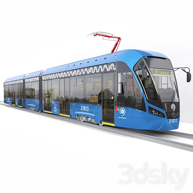 Tram "Vityaz-M" 3D Model