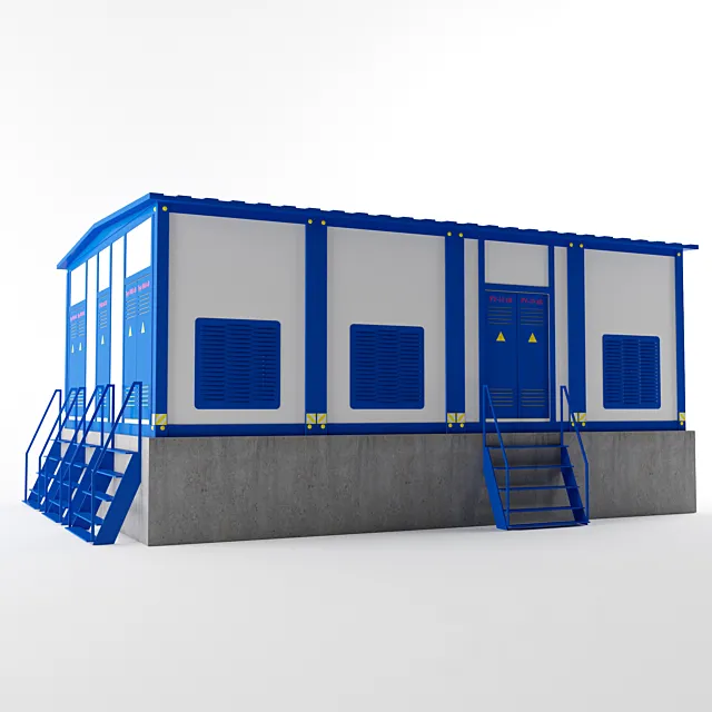 transformer substation 3D Model