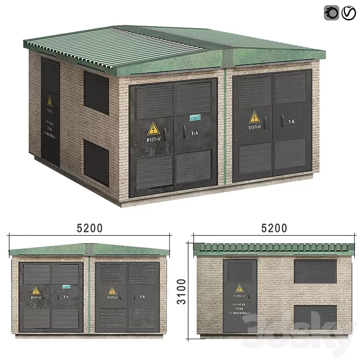 Transformer substation
