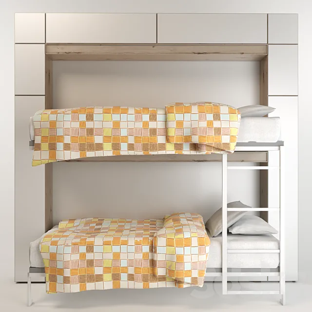 Transforming Bed for kids \ Bed transformer for children 3DModel