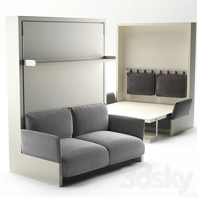 Transforming bed Murphy 3D Model