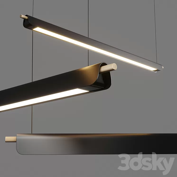 Trapets pendants Light Zero 3D Model