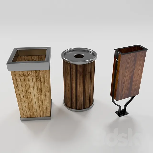 trash bin 3D Model