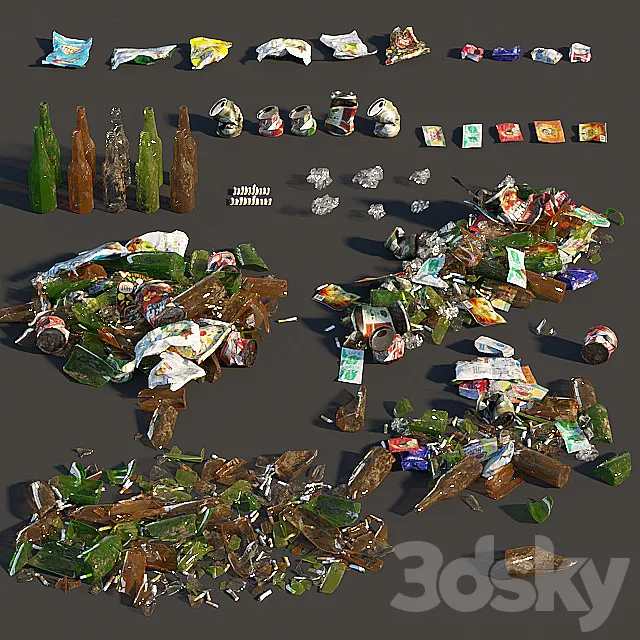 Trash2 3D Model