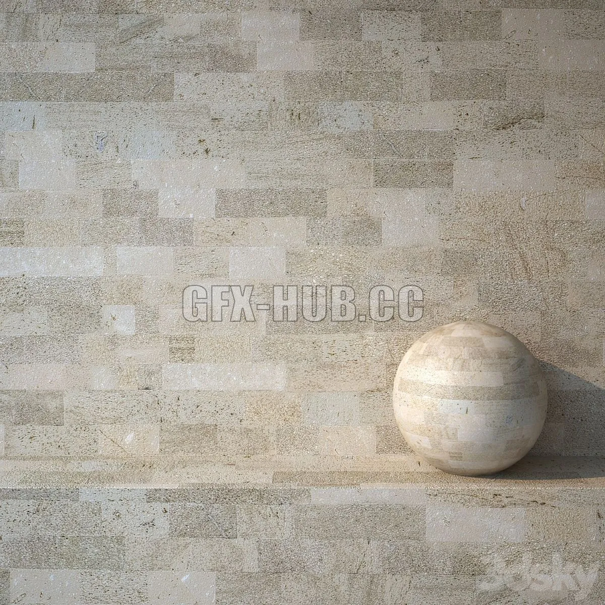 Travertine 50 3D Model