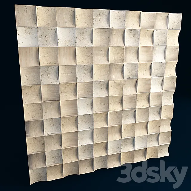 travertine mosaic 3D Model