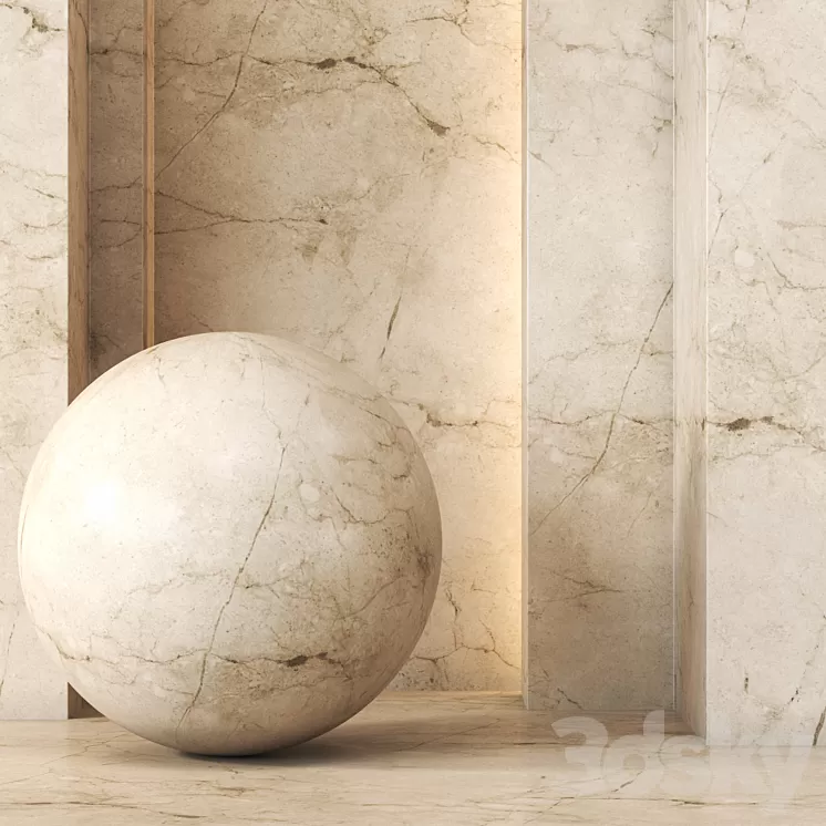 Travertine Texture 4K – Seamless 3D Model Free Download