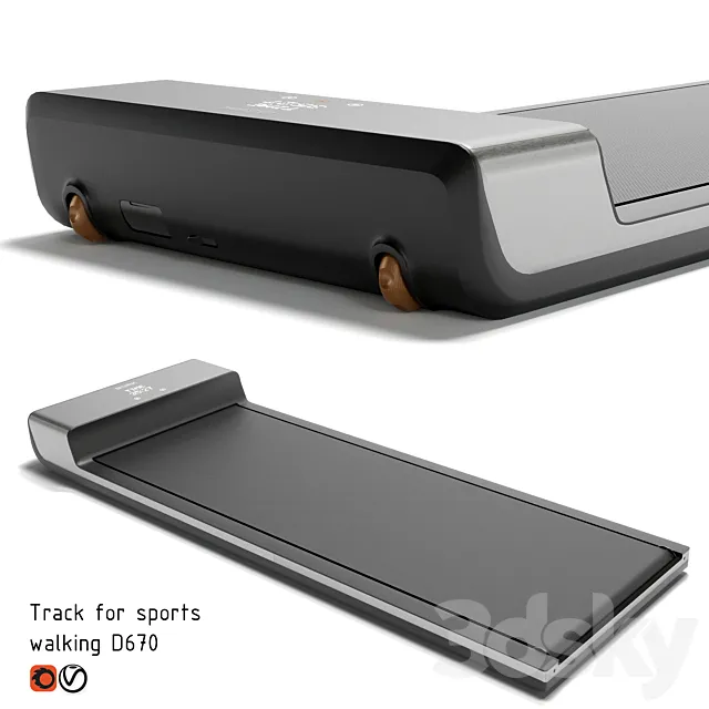 Treadmill BORK D670 3DModel