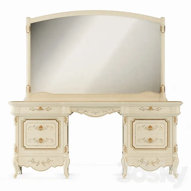 Treci Cecchini Victoria Stucco Dressing Table 3DModel