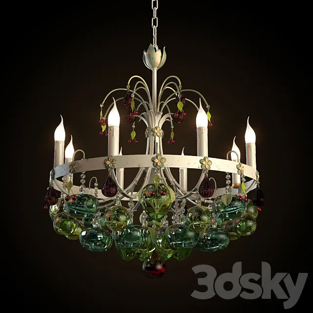 Tredici Design chandelier 3D Model
