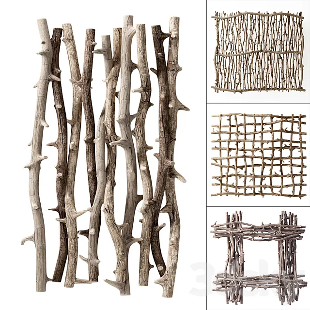 Tree branches for decor _ Branch tree Willow decor 3D Model