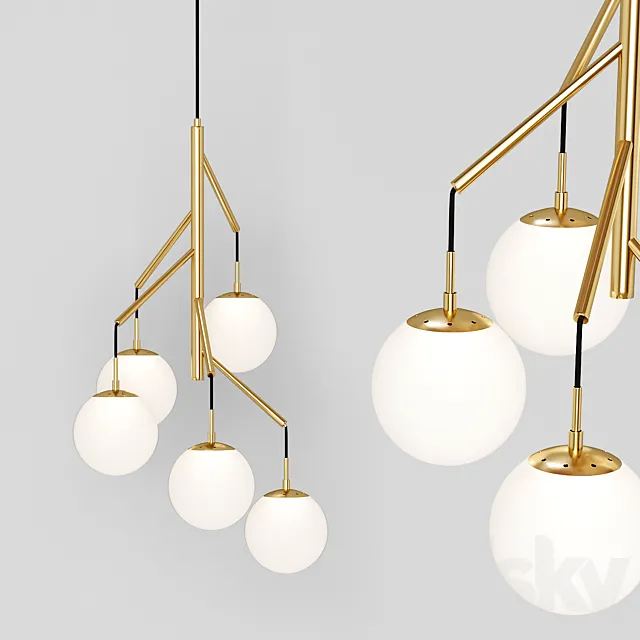 Tree chandelier 3D Model