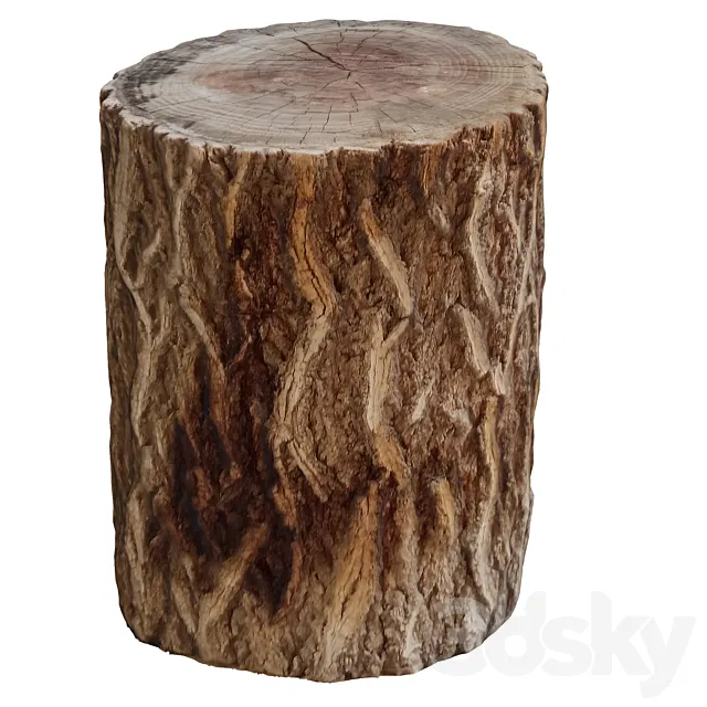 tree trunk 7 3D Model