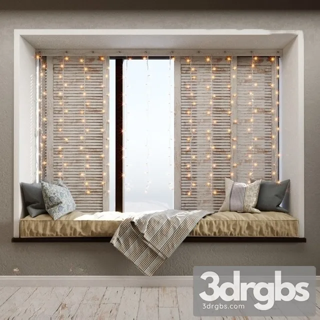 Treh Mertovoi Okno 3D Model Free