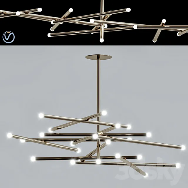 Trendy light fixtures 3DModel