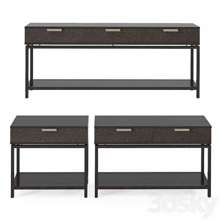 Trenta Due 123 consoles by JNL 3D Model