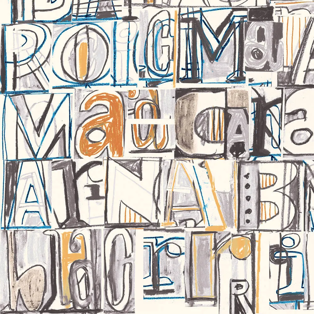 Tres Tintas - Wallpaper Lletras I Tipos 1990-1 3D Model