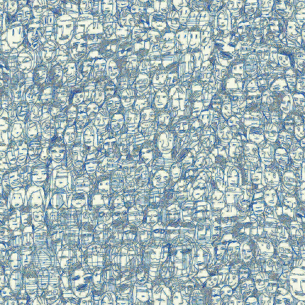 Tres Tintas  - Wallpaper Mil Caras 1995-1 3D Model