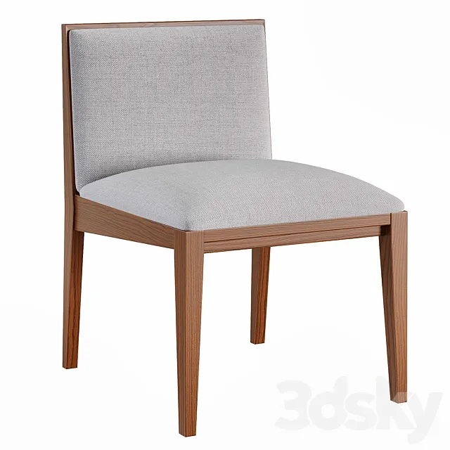 TRESSER DINING CHAIR by Bakerfurniture 3D Model